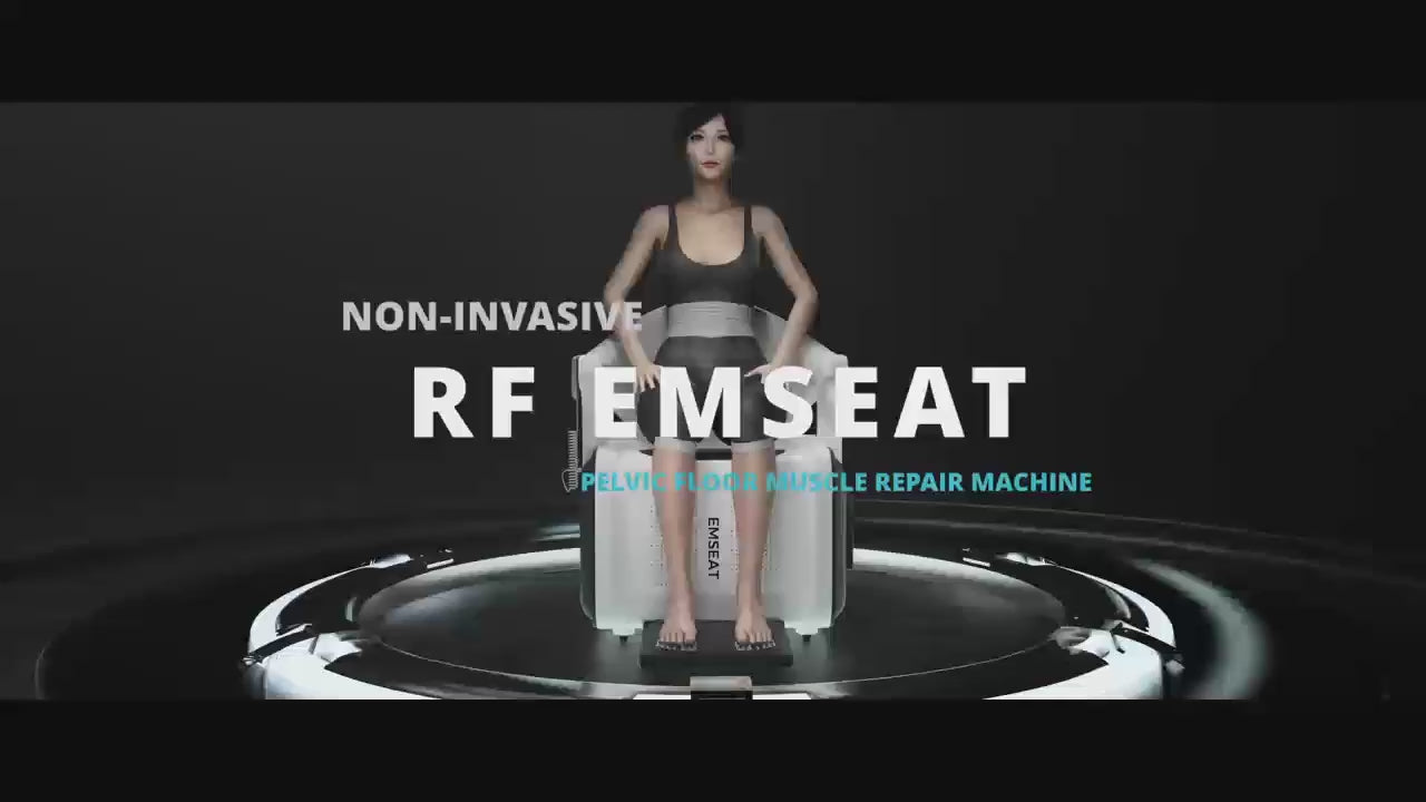 Pelvic Floor Tightening chair with RF heat therapy for the feet and lower back
